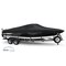 Eevelle Boat Cover FISH & SKI Walk Thru Windshield Inboard Fits 21ft 6in L up to 96in W Charcoal SCVNWT2196-CHL - alternate 1